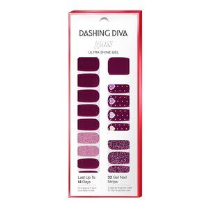Dashing Diva Gloss Ultra Shine Gel Nail Strips Innocent Flirting